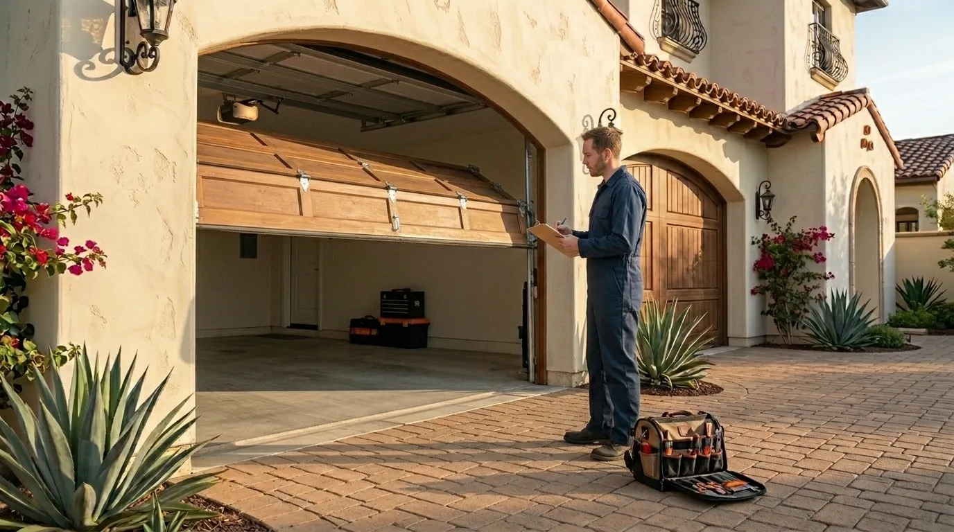 On-site diagnosis - Prescott Valley garage door service