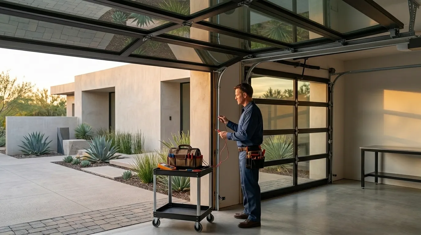 On-site diagnosis - Prescott Valley garage door service